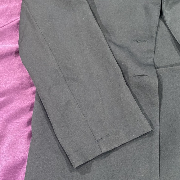 Oversized blazer mini skirt set. Medium. Teal color. Gold buttons. Never worn - Picture 3 of 8